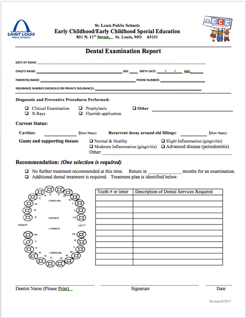 Early Childhood / Medical Forms